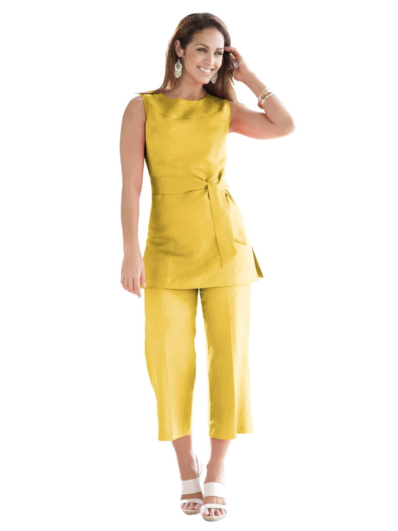 Salsation Capri Pants-Yellow（黄）XSサイズ Capri pants - yellow