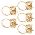 thumbnail image 1 of Ring Base, Alloy 5pcs Finger Ring Base  For Friends For Home, 1 of 8