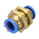 thumbnail image 3 of Paquete de 2x de 5 uds. de conector de mamparo neumático, accesorios de empuje, tubo de de aire/agua de 6mm/8mm/10mm/12mm Cola conector, 3 of 8