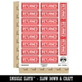 thumbnail image 2 of Returned Border Top Bottom Sticker Set - Red - Gloss Finish - 2.00" Large, 2 of 7
