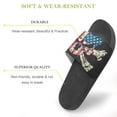 thumbnail image 3 of GZHJMY Stylish Slides for Women Men, Made in The Usa Stamp. Soft Flexible Slip-on Sandals Slippers, 3 of 7