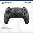 thumbnail image 6 of PlayStation 5, PS5 DualSense Wireless Controller - Gray Camouflage Bundle With 6Ave Microfiber Cleaning Cloth, 6 of 7