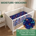 thumbnail image 4 of Todays Kids 1-Pack Dinosaurs Fitted Crib Sheet - Soft Crib Mattress Sheet, Easy Care Machine Wash Fabric - Fade Resistant Toddler Mattress Sheets w/ 360 Elastic Bands - Fits 28x52 Toddler Mattresses, 4 of 7