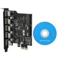 thumbnail image 3 of Loewten Converter Adapter Card,, PCI-E To 5 Port USB3.0, 4.72 * 3.2 * 0.7in Computer Use PC Use, 3 of 8