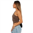 thumbnail image 4 of Tops de Mujer para Salir, Verano, , Top Corto, Camisetas Y2K, Corsé, Ropa de Entrenamiento de Moda 2025 Marrón XS, 4 of 10