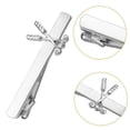 thumbnail image 2 of Shisuyan Tie Clips Business 2Pcs 2.2x0.5x0.4In, 2 of 8
