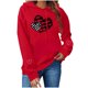 thumbnail image 2 of Xuyuer Valentines Hoodie for Women Funny Valentine Love Heart Graphic Long Sleeve Hoodies Pullover Tops Sweatshirt Long Sleeved Hooded Sweatshirt, 2 of 9