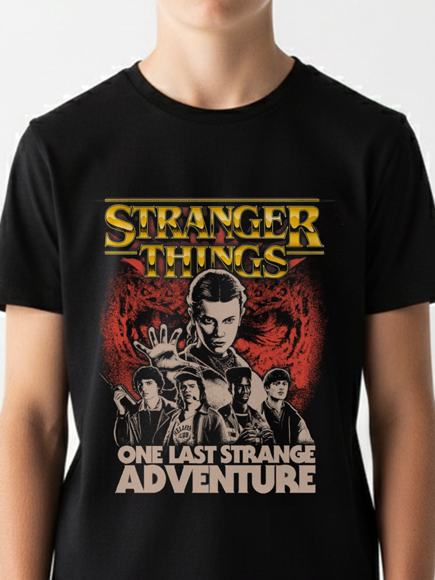 Stranger Things, Boys' & Big Boys' Graphic Tee, Fan Club, Sizes 4-18