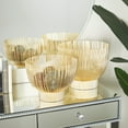 thumbnail image 3 of DecMode 11", 10"H Round Gold Metal Decorative Bowl, Set of 2, 3 of 10
