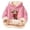 A1#- Pink, variant on Little Girls Hoodies Sweatshirts Girls Lined Hoodie Cute Print Sweatshirt Warm Pullover Top Cozy Youth Outerwear Black 5T-6T