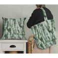 thumbnail image 5 of Soimoi Texture Printed, Poly Canvas Fabric, Decor Sewing Fabric by The Yard 56 Inch Wide,Decorative Fabric for Curtains Tote Bags, Green & White, 5 of 6