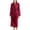 Red, variant on hotojiny Flannel Robes for Women Fuzzy Long Bathrobe with Belt Soft Long Sleeve Fluffy Winter Warm Housecoat