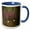 Blue/White, variant on 3drose, Swans Garden Spring Cherry Blossoms, 11oz Mug