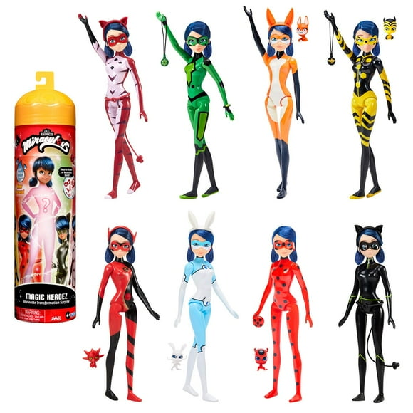 Muñeca Revela Cambio de Color Miraculous Marinette Sorpresa Juguetes