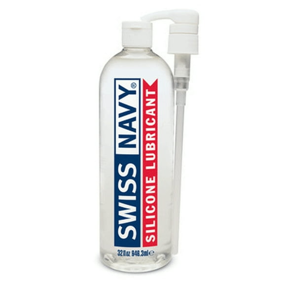Swiss Navy Premium Silicone Based Personal Lubricant, 32 fl Oz.