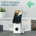 thumbnail image 6 of Aootek Foldable Qi2 15W Wireless Charger,3 in 1 charging station Compatible with MagSafe for iPhone12-16 Series & Samsung S6-S25 Series,Airpods4/3/2/Pro/Pro2 & Galaxy Buds Series,Apple Watch Ultra/SE, 6 of 12