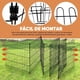 thumbnail image 3 of Valla para mascotas corral portátil plegable de metal con puerta 8 paneles 61x60 cm para perro pequeño y mediano cachorros, 3 of 7