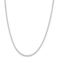 thumbnail image 1 of 925 Sterling Silver 3.4mm Oval Cable Chain Necklace Pendant Charm, 1 of 9