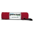 thumbnail image 2 of (Rouge) - Serviette en Microfibre Vert Cardinal Rouge Simple, 2 of 3