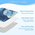 thumbnail image 4 of Blue Floral Ironing Board Covers Heat Resistant Ironing Pad Mat Portable for Travel Washer Dryer Table, 4 of 6