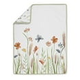 thumbnail image 2 of Sweet Jojo Designs Watercolor Floral Garden Green Blue and Orange 4 Piece Crib Bedding Set, 2 of 6