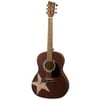 First Act 36"' Acoustic Parlor Guitar - Blue with Star, MG373