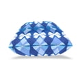 thumbnail image 4 of Blue Astract Pattern with Bows Throw Pillow Covers Pillowcases 20 x 20 Inch Home Decor 2 Packs for Bedroom Sofa, 4 of 6