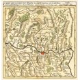thumbnail image 2 of Robert 20x21 Gold Ornate Wood Framed with Double Matting Museum Art Print Titled - Rhine River Laufenburg Waldshut Germany - Robert 1748, 2 of 4