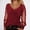 Red, variant on Women's Long Sleeve T-Shirt with Loose Crew Neck, Fashionable and Casual Elegant Blouse Top for Daily Wear and Outings, Comfortable Fit