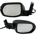 thumbnail image 2 of New Pair of Mirrors Compatible With Honda CR-V EX EX-L Hybrid Touring Sport Utility 2017-2022 HO1321318 76208-TLA-A31 762405-72277-1 HO1320318 76258-TLA-A32 762405-72278-8, 2 of 6