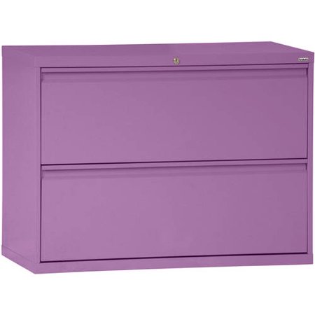 Sandusky Lee 800 Series 42 2 Drawer Full Pull Lateral File Grape