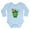 Sky Blue, variant on - Happy Turtle 1St Birthday Long Sleeve Infant Bodys - Long Sleeve Cotton Baby Bodysuit