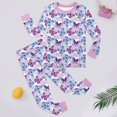thumbnail image 4 of Toddler Pajamas Set Butterfly Crewneck Pullover Top Summer Loungewear Toddler Boy Clothes 2-3 Years, 4 of 4