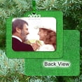 thumbnail image 3 of 2023 Picture Ornament, Magnetic Glitter with Photo Protector, Horizontal, Green, 3-Pack, 3 of 7
