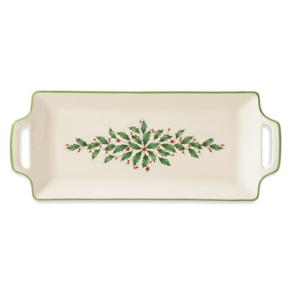Lenox 879348 Holiday Handled Hors D'oeuvre Tray