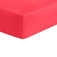 thumbnail image 4 of 19 Inch Extra Deep Fitted Sheet/Bottom Sheet (Full XL, Solid Hot Pink) - 1800 Series Brushed Microfiber - Deep Pocket Fitted Sheet by The Great American Store, 4 of 4