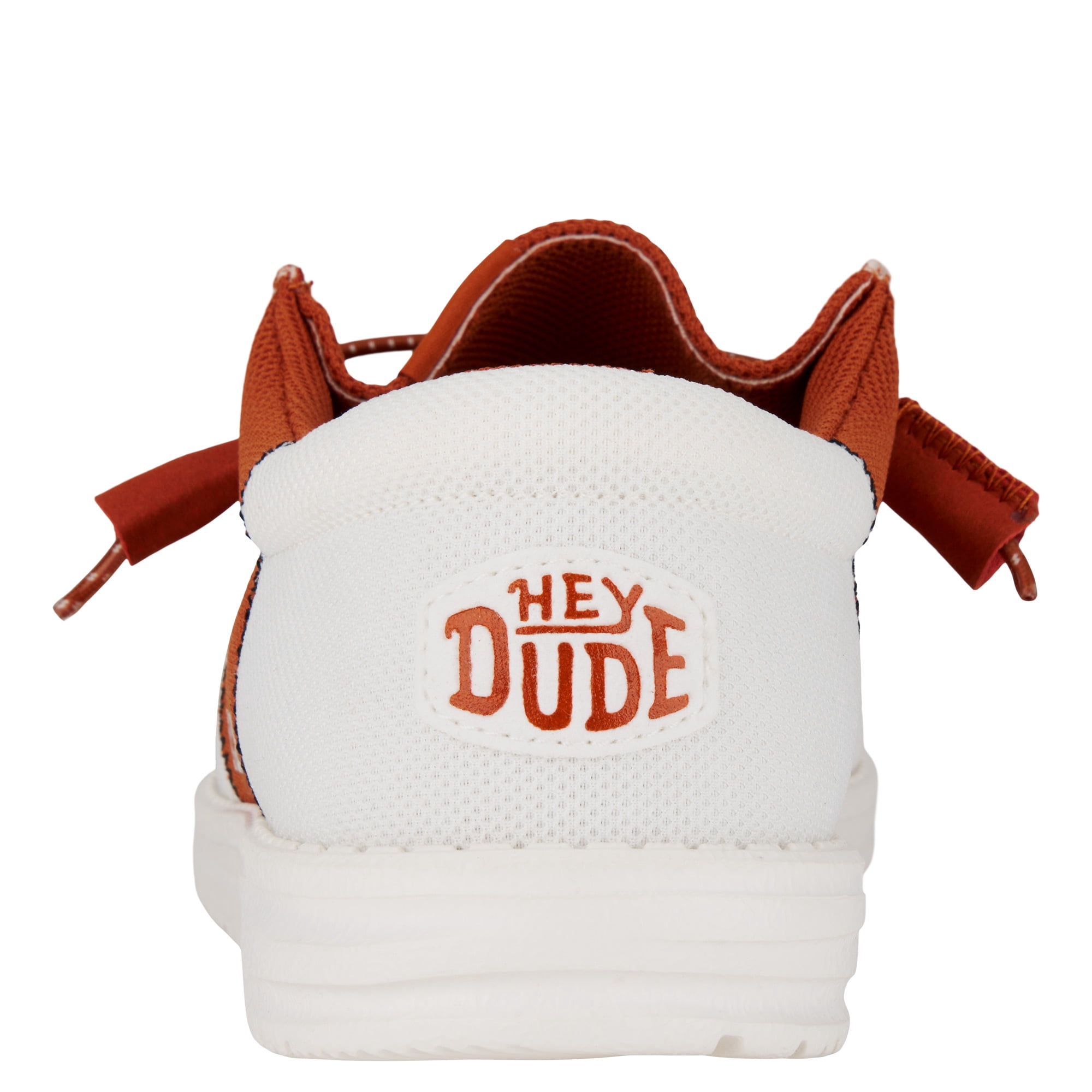 Hey Dude Wally Tri Texas Longhorns Slip-On Shoes Men\'s 11 White Orange 41341-84M Men main image 2