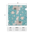 thumbnail image 5 of Fotbe Teal Mama Llama Mailbox Covers Post Letter Box Cover Garden Decor Standard Size-21x18 in, 5 of 9