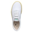 thumbnail image 4 of MaCae Unisex Canvas Lace Up Fashion Shoe With Unique Sole, Footwear,  Sports Sneakers, Canvas Shoes, Casual Shoes - White Colored Band Yellow/Joy Stick, 8M/9.5W, 4 of 7