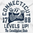 thumbnail image 2 of PACMAN Connecticut State Levels Up Men's Graphic T Shirt Tees Brisco Brands S, 2 of 6