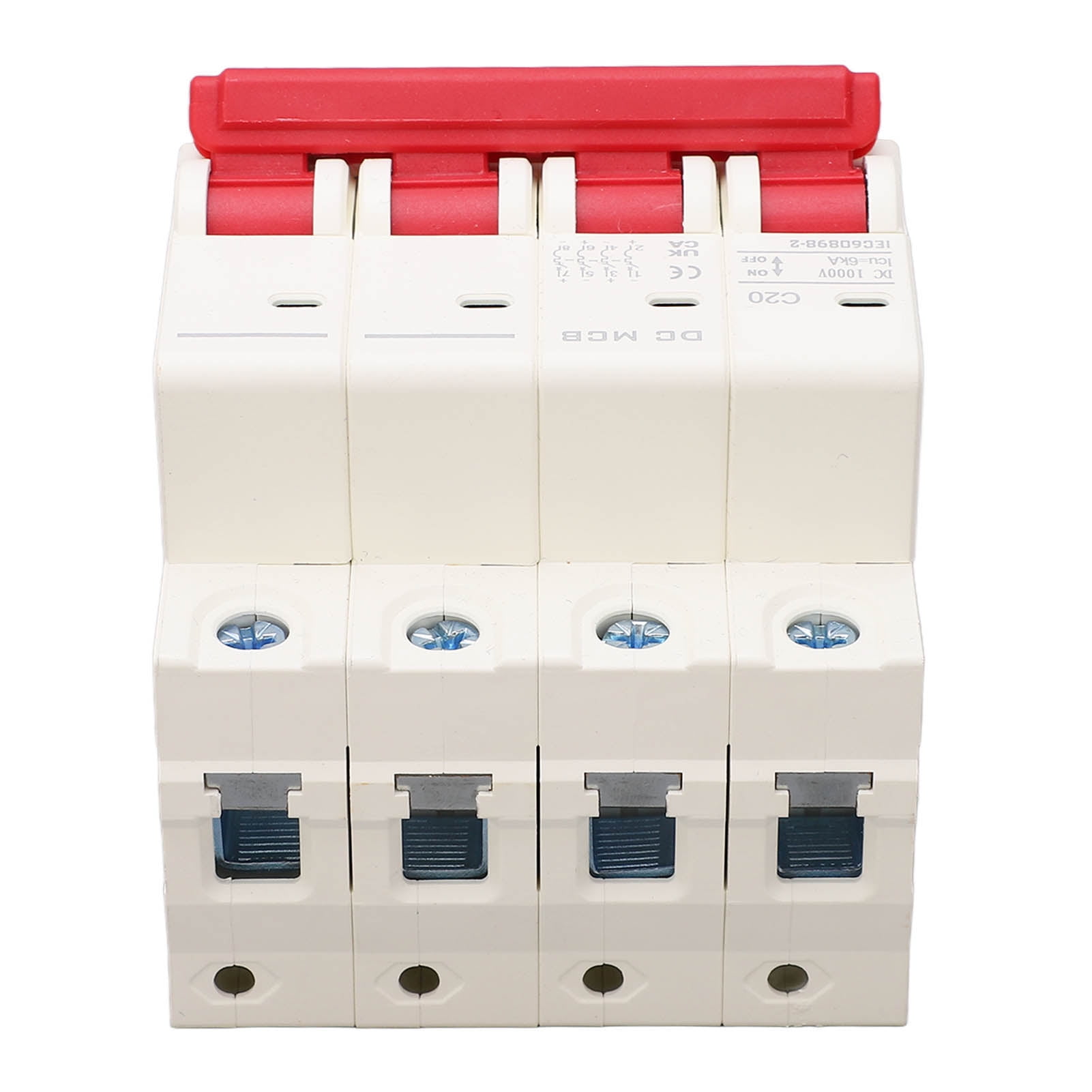 4p Dc Circuit Breaker Din Rail Mount Circuit Breaker 20a Mini Circuit Breaker Short Circuit