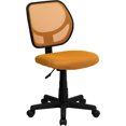 thumbnail image 1 of Silla de oficina Flash Furniture giratoria de malla naranja respaldo bajo, 1 of 2