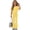 Yellow, variant on FRSASU Girl's Tracksuit Set 2 Piece Outfits Summer Short Sleeve Tops and Wide Leg Flare Pants Sets for Kids 5-15 Years Yellow