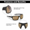 thumbnail image 4 of Flying Fisherman Sand Bank Sunglasses - Matte Black/Amber, 4 of 7