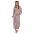 thumbnail image 4 of Turquaz Linen Super Soft Blush Plush Hooded Women's Robe (Medium / Pink), 4 of 4