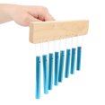 thumbnail image 4 of 8 Tone Children Musical Toy Wind Chime with Wooden Handle Ailanthus Altissima Swingleh Early Education Instrument, 4 of 7