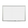 3M™ Porcelain Magnetic Dry-Erase Board, Aluminum Frame, Silver, 24" x 36"