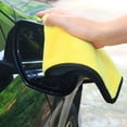 thumbnail image 2 of Toalla Microfibra para Lavado Coches Trapo Limpieza Absorbente Limpiar El Coche (30x60cm), 2 of 8
