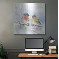 thumbnail image 5 of Luxe Metal Art 'Bluebird Pair in Spring' by Katrina Pete, Metal Wall Art, 36"x36", 5 of 9