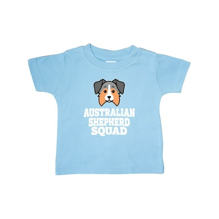 

Inktastic Dog Australian Shepherd Squad Gift Baby Boy or Baby Girl T-Shirt